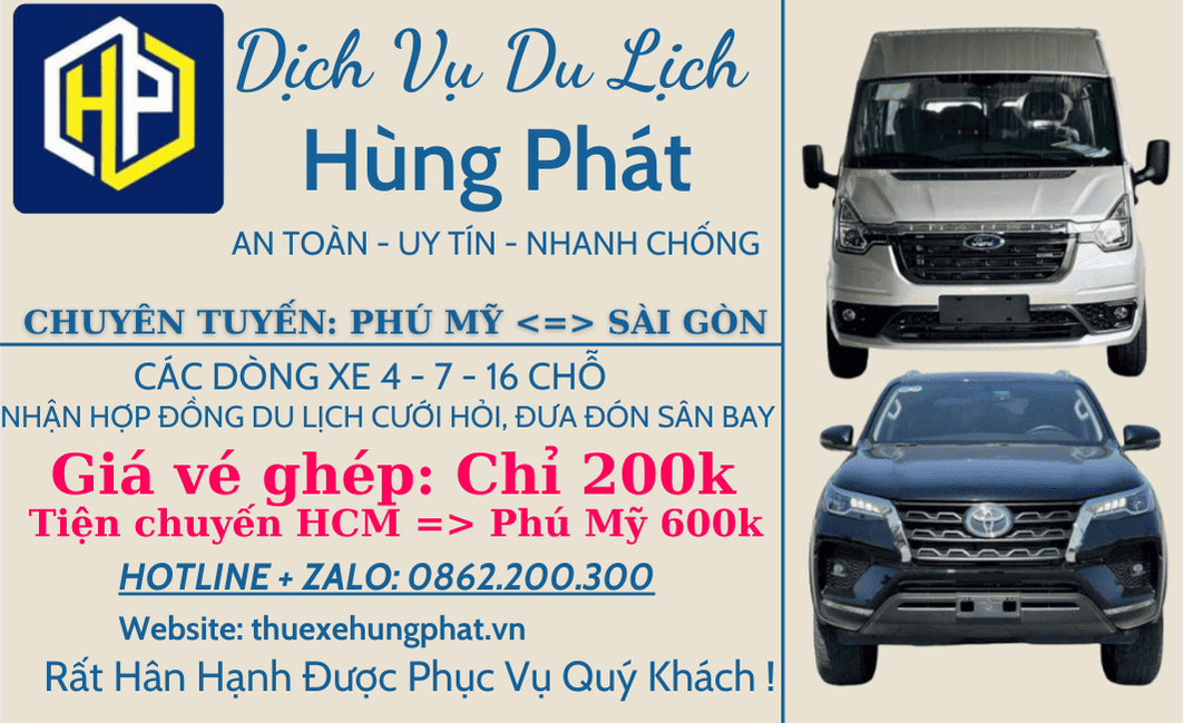 Thuê Xe Hùng Phát Phú Mỹ Bà Rịa